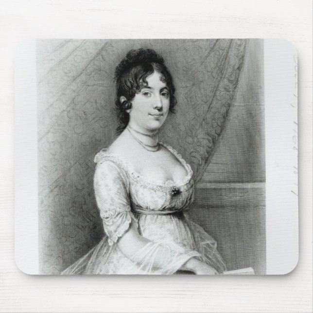 Mrs James Madison, Dolley Payne , c.1804-55 Mouse Pad (Front)