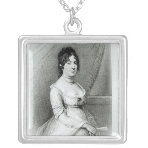 Mrs James Madison Dolley Payne  c1804_55 Silver Plated Necklace