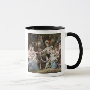 Mrs Justinian Casamajor and Eight of her Children, Mug