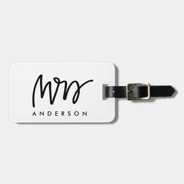 Mrs | Luggage Tag (Front Horizontal)