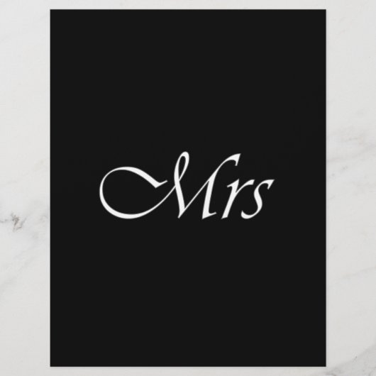Mrs Monogram (Front)