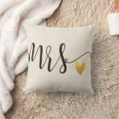 Mrs.|Mr.&Mrs.Wedding Throw Pillow (Blanket)