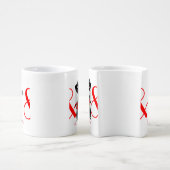 Mrs & Mrs Lesbian Couple Personalized Wedding Gift Coffee Mug Set (Side)