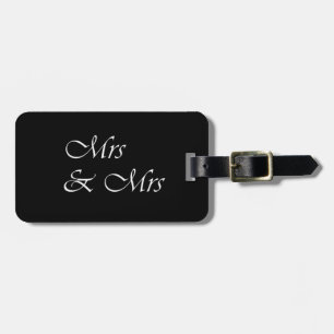 Mrs & Mrs Luggage Tag