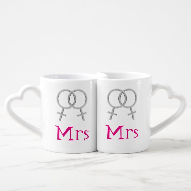 Mrs & Mrs Mug (Front Nesting)