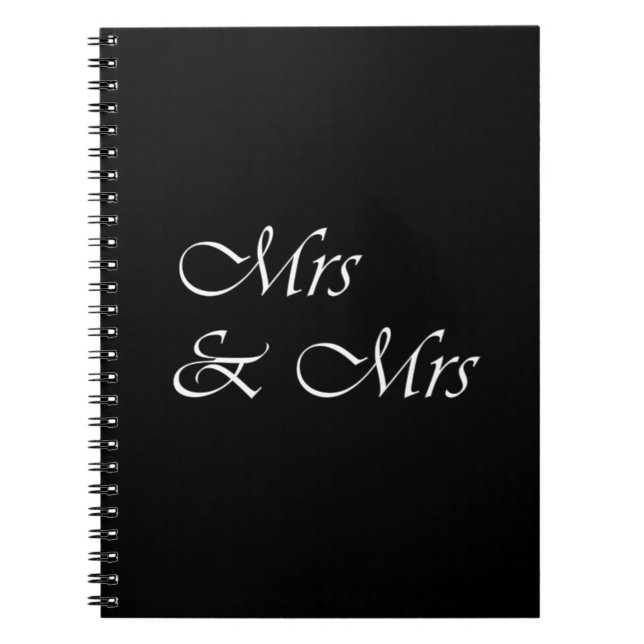 Mrs & Mrs Notebook (Front)