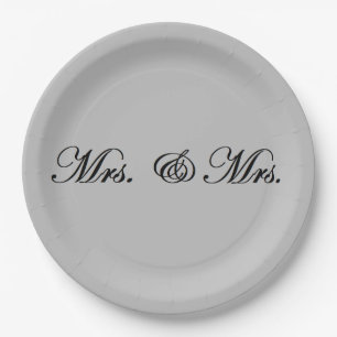 Mrs. & Mrs. Paper Plates