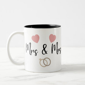Mrs&Mrs Two-Tone Coffee Mug