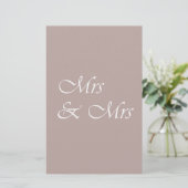 Mrs & Mrs Typography (Standing Front)