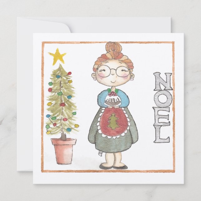 Mrs Noel Christmas Card (Front)
