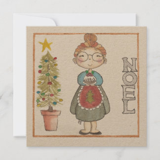 Mrs Noel Greeting Card