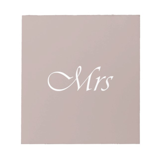 Mrs Notepad (Front)