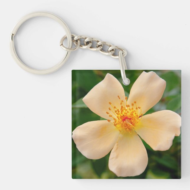 Mrs. Oakley Fisher Rose Keychain (Front)
