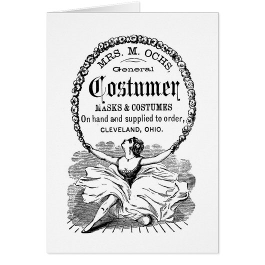 Mrs. Och's Costume Sale Cards (Front)