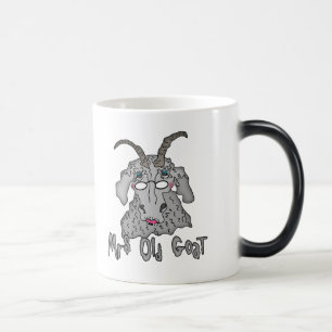 Mrs Old Goat Funny Cartoon Color Morph Mug