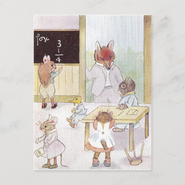 Mrs. Owl's School Postcard (Front)