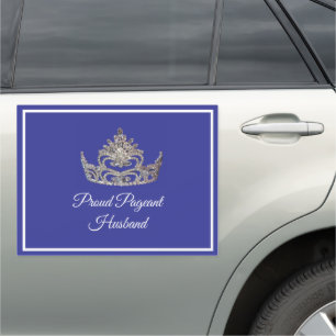 Mrs. Pageant Proud Pageant Husband Car Magnet
