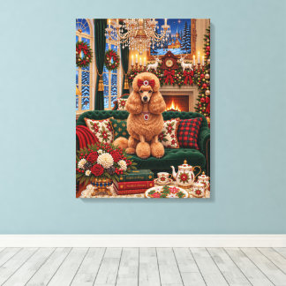Mrs. Parker‘s Parlor Holiday Canvas Print