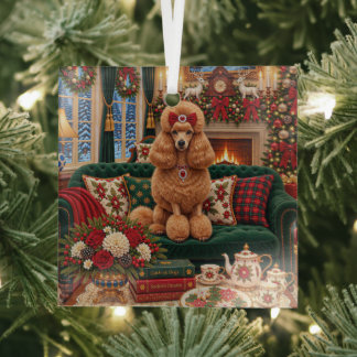 Mrs. Parker‘s Parlor Holiday Glass Ornament