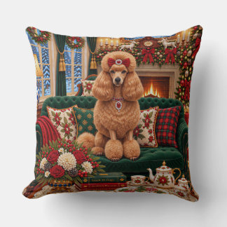 Mrs. Parker‘s Parlor Holiday Throw Pillow