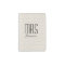 "Mrs" Passport Holder, Off White Faux Textured