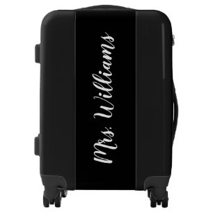 Mrs. Personalized Carry On Luggage