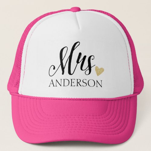 Mrs Personalized Trucker Hat