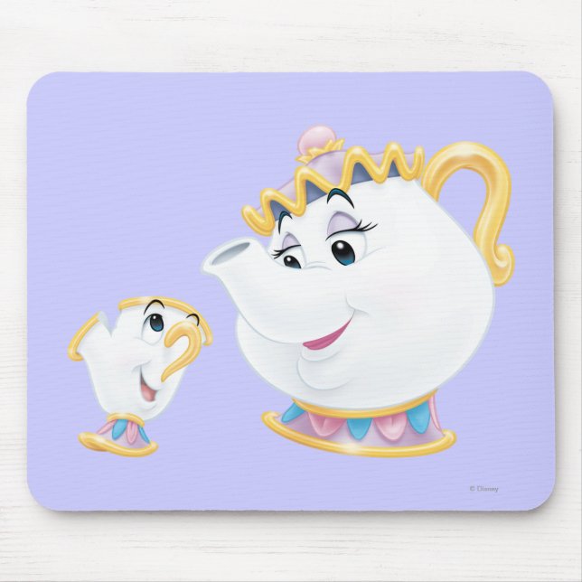 Mrs. Potts and Chip Mouse Pad (Front)