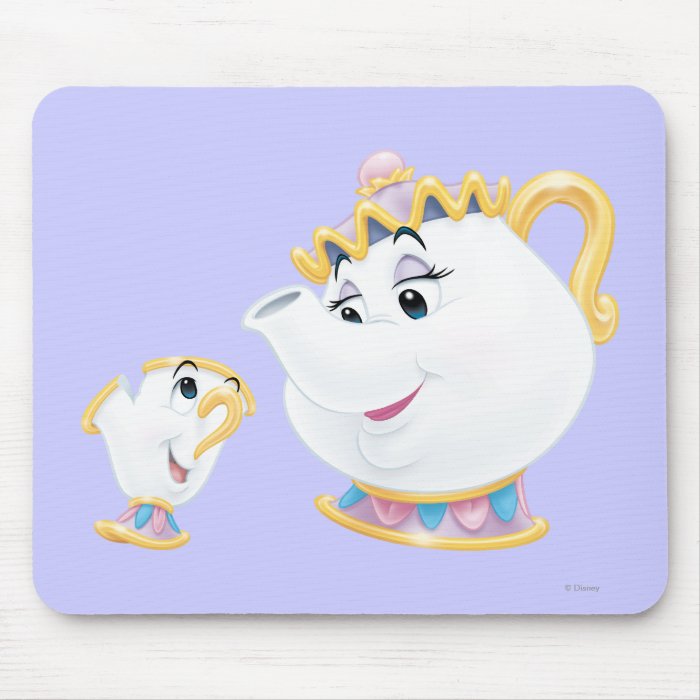 Mrs. Potts and Chip Mouse Pads