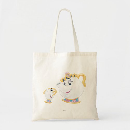 Mrs Potts and Chip Tote Bag