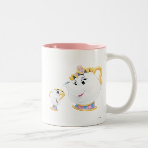 Mrs Potts and Chip Two_Tone Coffee Mug