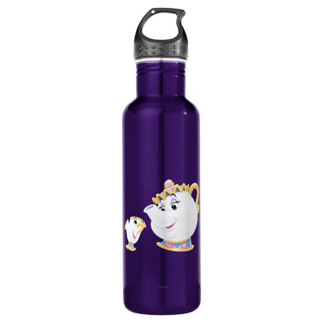 Mrs. Potts and Chip Water Bottle (Front)