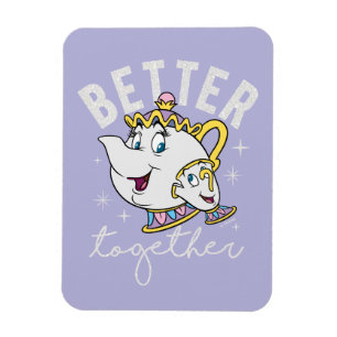 Mrs. Potts & Chip - Better Together Magnet