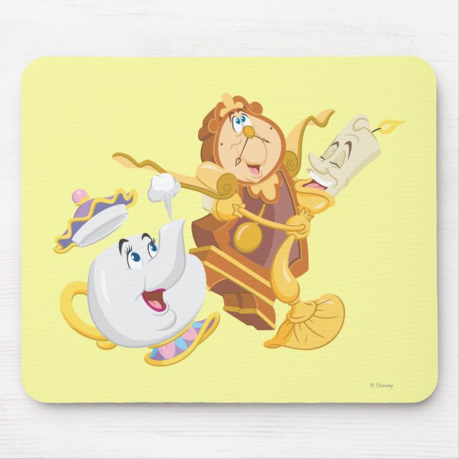 Mrs. Potts & Friends Mouse Pad (Front)
