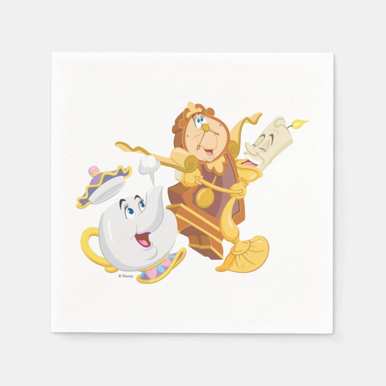 Mrs. Potts &amp; Friends Napkins