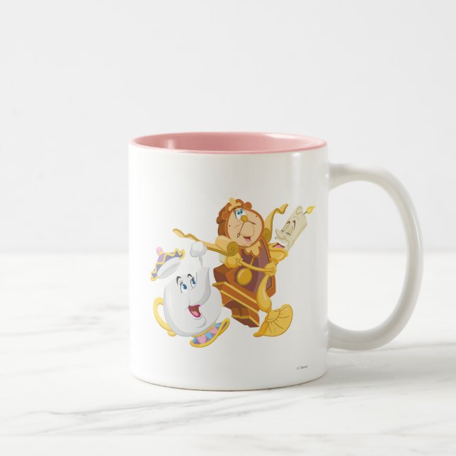 Mrs. Potts & Friends Two-Tone Coffee Mug (Right)