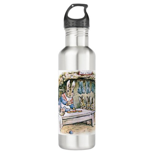 Mrs Rabbit Flopsy Mopsy and Cottontail Stainless Steel Water Bottle