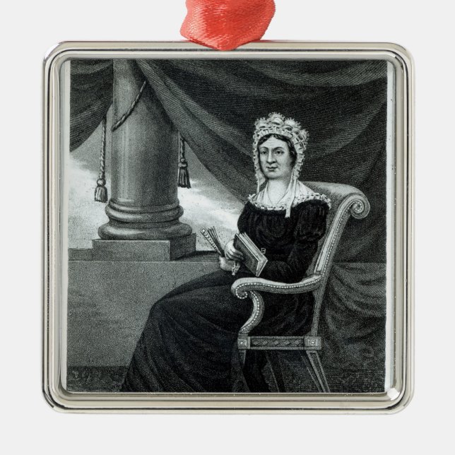 Mrs Rachel Jackson Metal Ornament (Front)