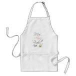 Mrs Right Adult Apron at Zazzle
