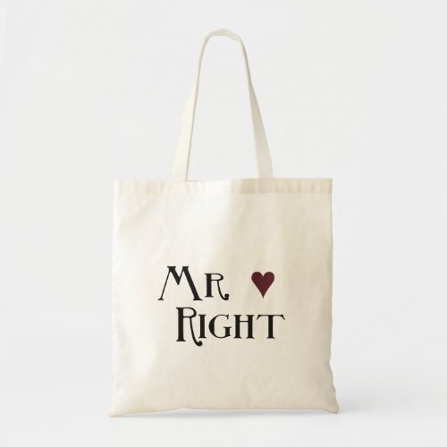 Mrs Right Tote Bag