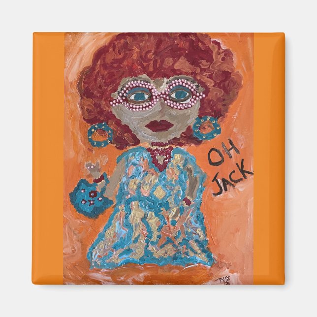 Mrs Roper Oh Jack magnet (Front)