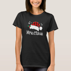 Mrs Santa Claus Funny Christmas Matching Couple Wi T-Shirt