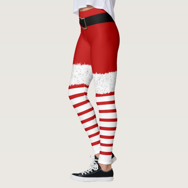 Mrs. Santa Claus Leggings (Left)