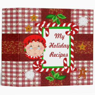 Mrs. Santa Claus Recipe Binder