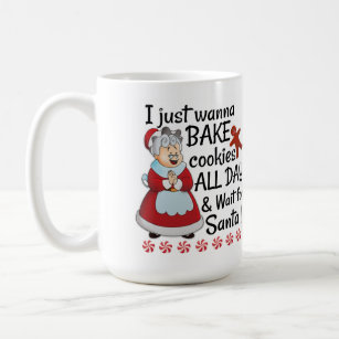 Mrs Santa Claus wait for Santa Coffee Mug