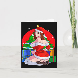 Mrs Santa Claus Y Mama Christmas Pajamas Xmas Gift Card