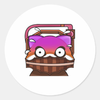 mrs saw classic round sticker