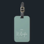 Mrs Script Custom Name Newlywed Honeymoon Luggage Tag<br><div class="desc">Get ready for your new life as a wife and your honeymoon: modern calligraphy script in black for "Mrs" and your custom text for name and wedding date. Buy one for yourself (congrats btw!) and your honeymoon or next vacation or as a great gift for a newlywed bride!</div>