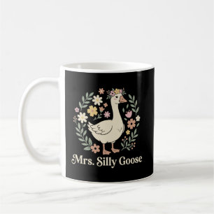 Mrs Silly Goose Playful Bride Humor Wedding Coffee Mug