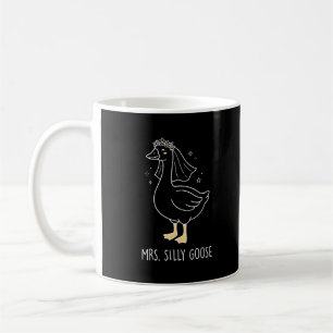 Mrs Silly Goose Playful Bride Humor Wedding Coffee Mug
